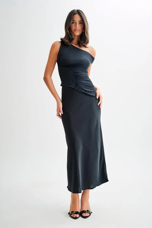 Women Meshki Tops Irving Off Shoulder Slinky Top 8211 Black