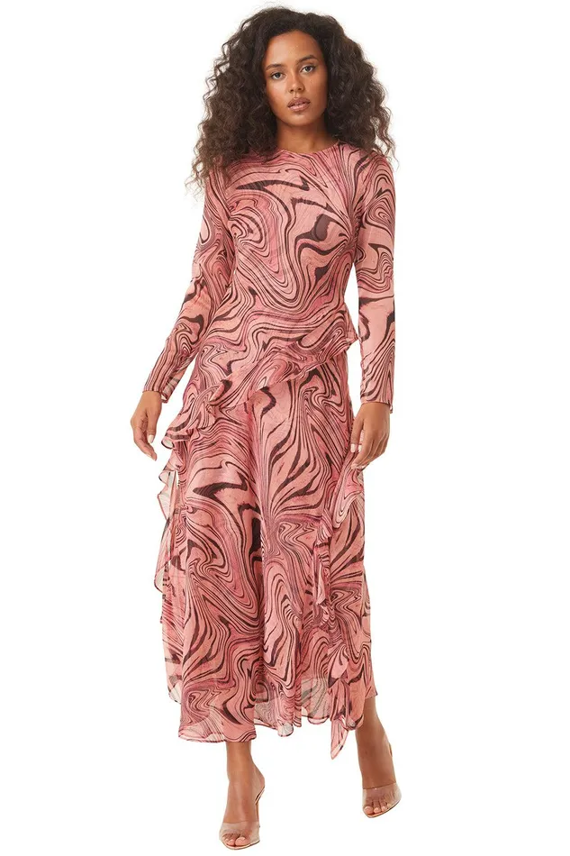 Women MISA Los Angeles Dresses ARI DRESS Feeling Groovy