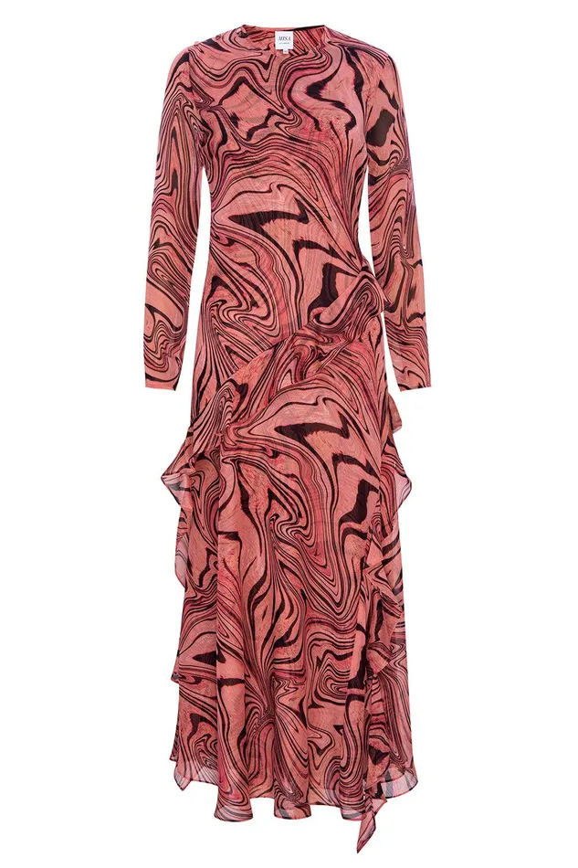 Women MISA Los Angeles Dresses ARI DRESS Feeling Groovy