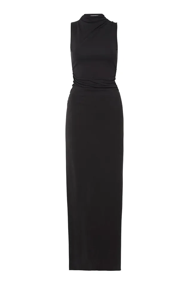Women MISA Los Angeles Dresses ATHENA DRESS Black