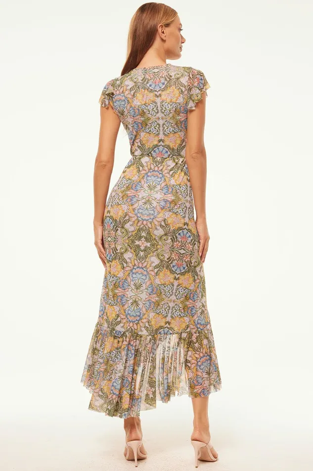 Women MISA Los Angeles Dresses AVALINE DRESS Dolce Vita Kaleidoscope