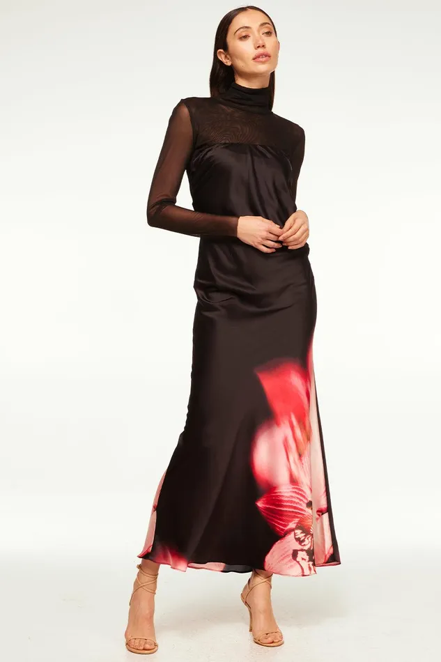 Women MISA Los Angeles Dresses CHERYL DRESS Fernal Glow
