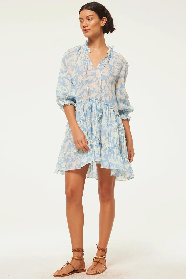 Women MISA Los Angeles Dresses NITA DRESS Patmos Sky
