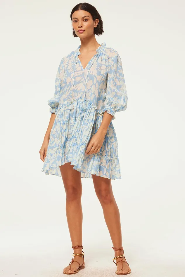 Women MISA Los Angeles Dresses NITA DRESS Patmos Sky