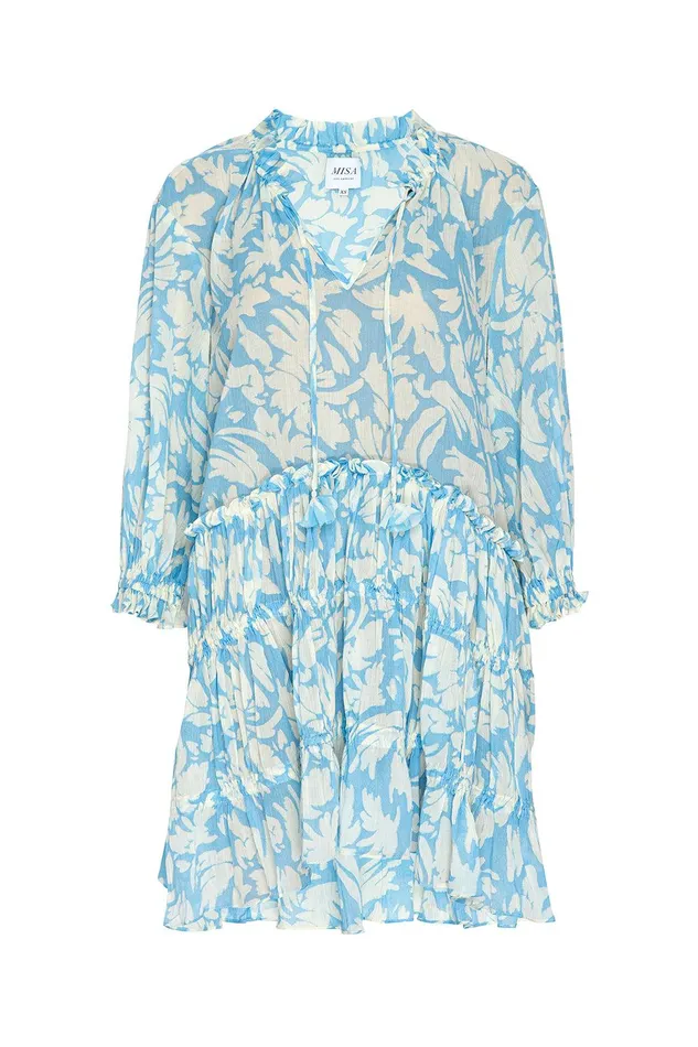 Women MISA Los Angeles Dresses NITA DRESS Patmos Sky