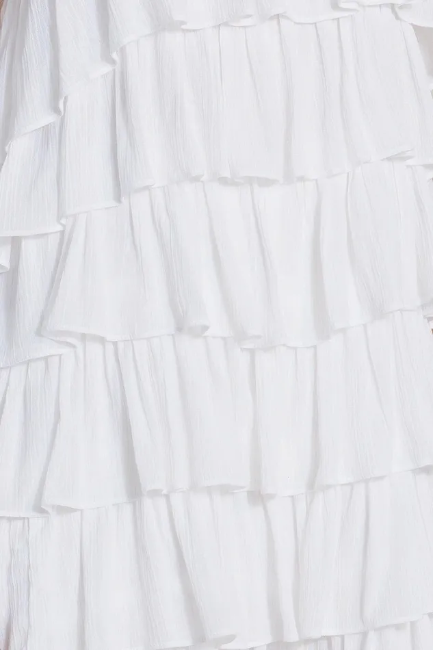 Women MISA Los Angeles Dresses PARIS DRESS White