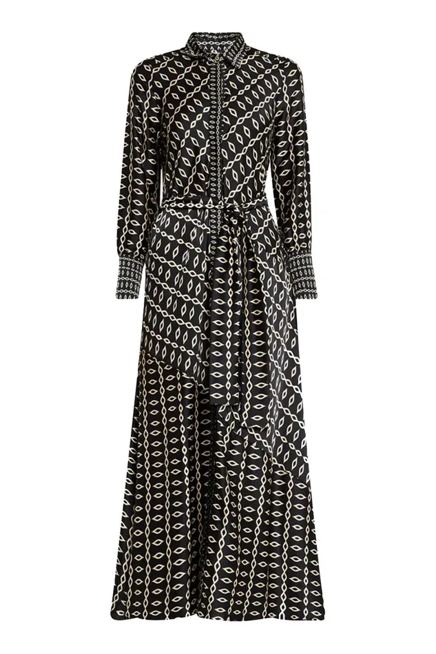 Women MISA Los Angeles Dresses STEVIE DRESS Go West Geo Mix