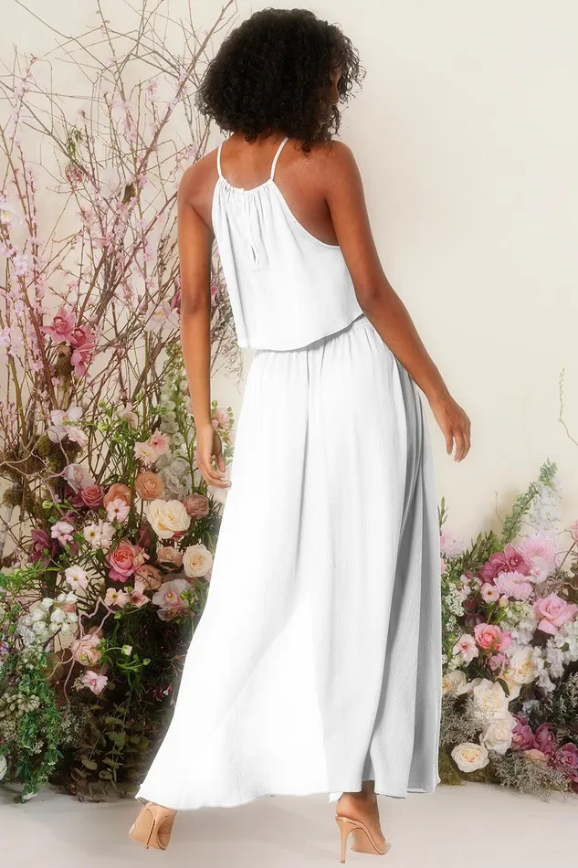 Women MISA Los Angeles Exclusives SAANA TOP White
