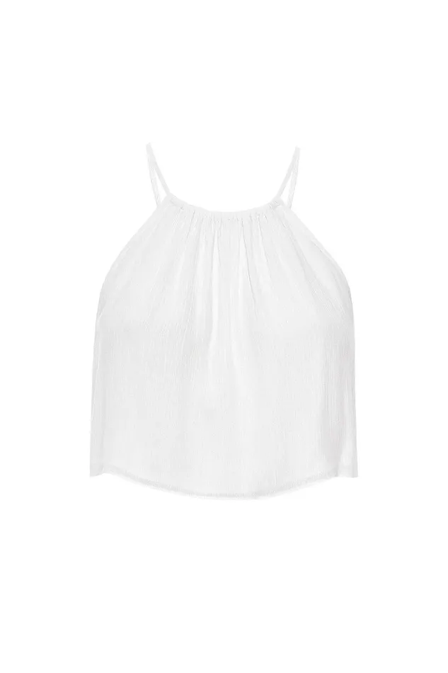 Women MISA Los Angeles Exclusives SAANA TOP White