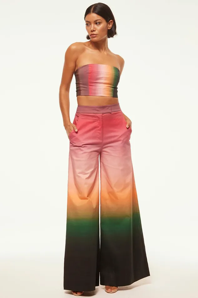 Women MISA Los Angeles Matching Sets CANDY BANDEAU Parchment