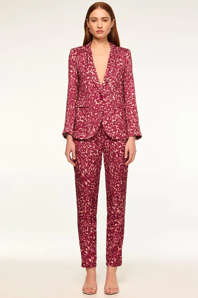 Women MISA Los Angeles Matching Sets CATROUX JACKET Fauna Abstract