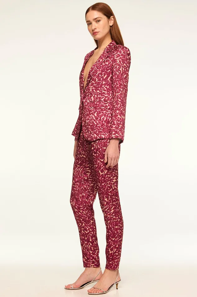 Women MISA Los Angeles Matching Sets CATROUX JACKET Fauna Abstract