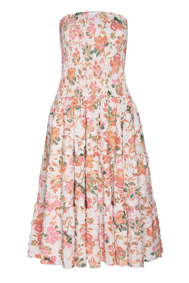 Women MISA Los Angeles Matching Sets LOLA CONVERTIBLE Persimmon Crinkle
