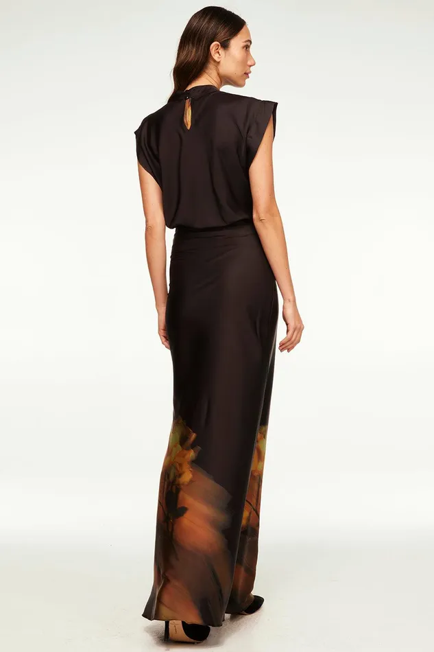 Women MISA Los Angeles Matching Sets SIERRA SKIRT Midnight Orchid