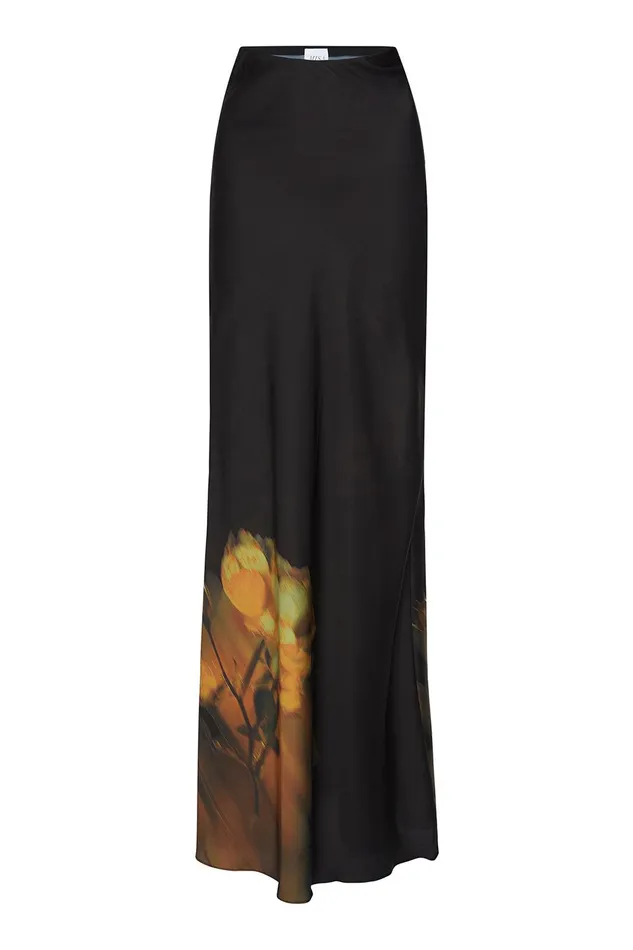 Women MISA Los Angeles Matching Sets SIERRA SKIRT Midnight Orchid