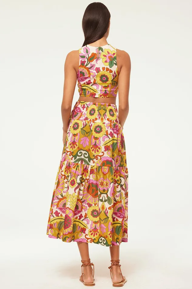 Women MISA Los Angeles Skirts and Shorts ELLEN SKIRT Floral Corsica Multi