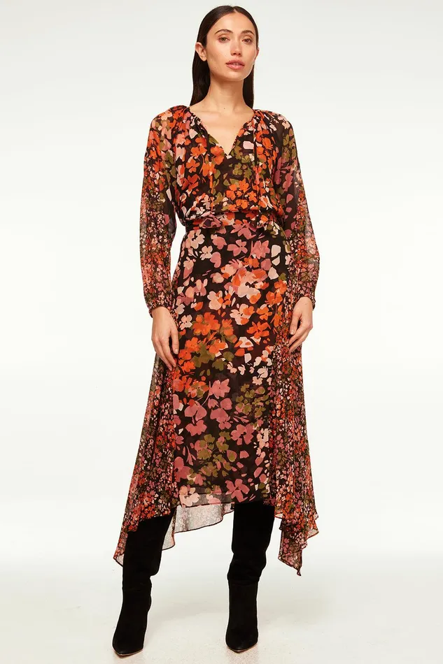 Women MISA Los Angeles Tops DEMA TOP Autumn Flora Mix