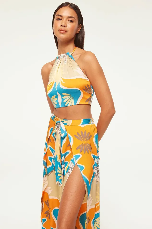 Women MISA Los Angeles Tops LUAN TOP Bain De Soleil