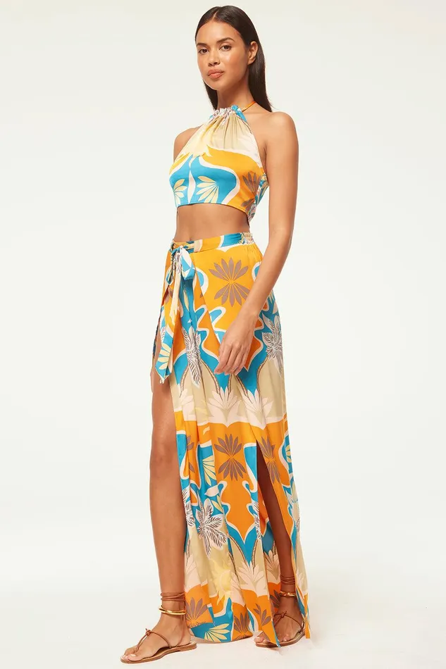 Women MISA Los Angeles Tops LUAN TOP Bain De Soleil