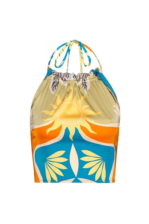 Women MISA Los Angeles Tops LUAN TOP Bain De Soleil