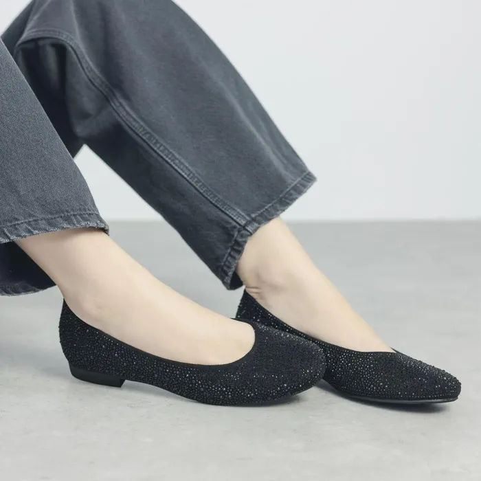 Women Moda In Pelle Casual Shoes Hera Jet Black Alcantara