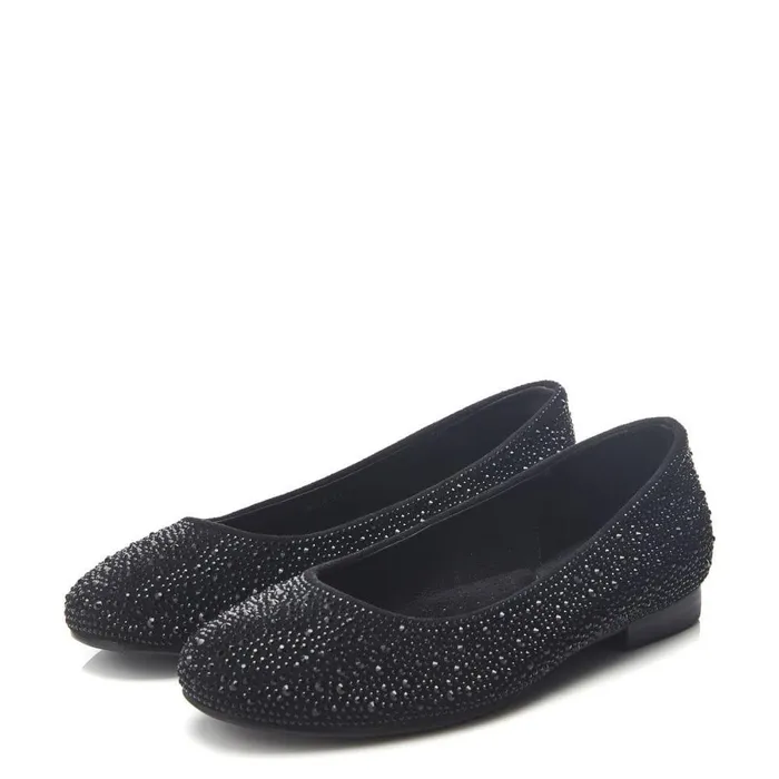 Women Moda In Pelle Casual Shoes Hera Jet Black Alcantara