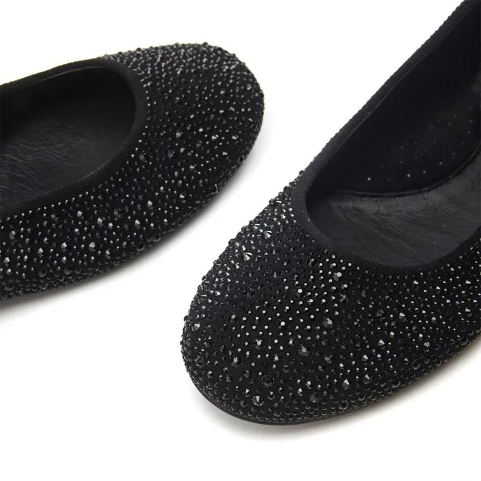 Women Moda In Pelle Casual Shoes Hera Jet Black Alcantara