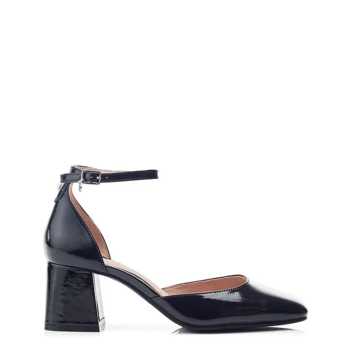 Women Moda In Pelle Court Shoes Dalziah Black Patent Leather
