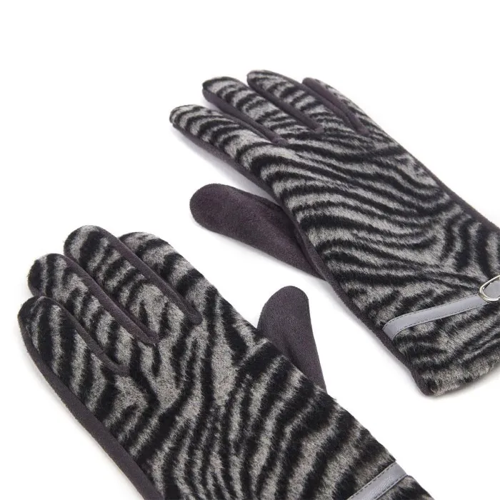 Women Moda In Pelle Gloves Faye Gloves Charcoal Porvair Women Moda In Pelle Gloves Faye Gloves Charcoal Porvair