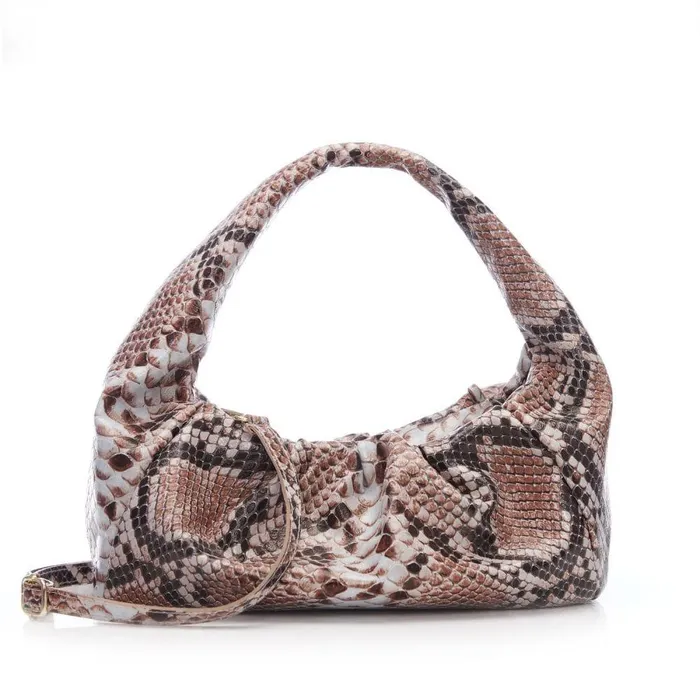 Women Moda In Pelle Shoulder Bags Sicilly Bag Natural Snake Snake Print Leather Women Moda In Pelle Shoulder Bags Sicilly Bag Natural Snake Snake Print Leather