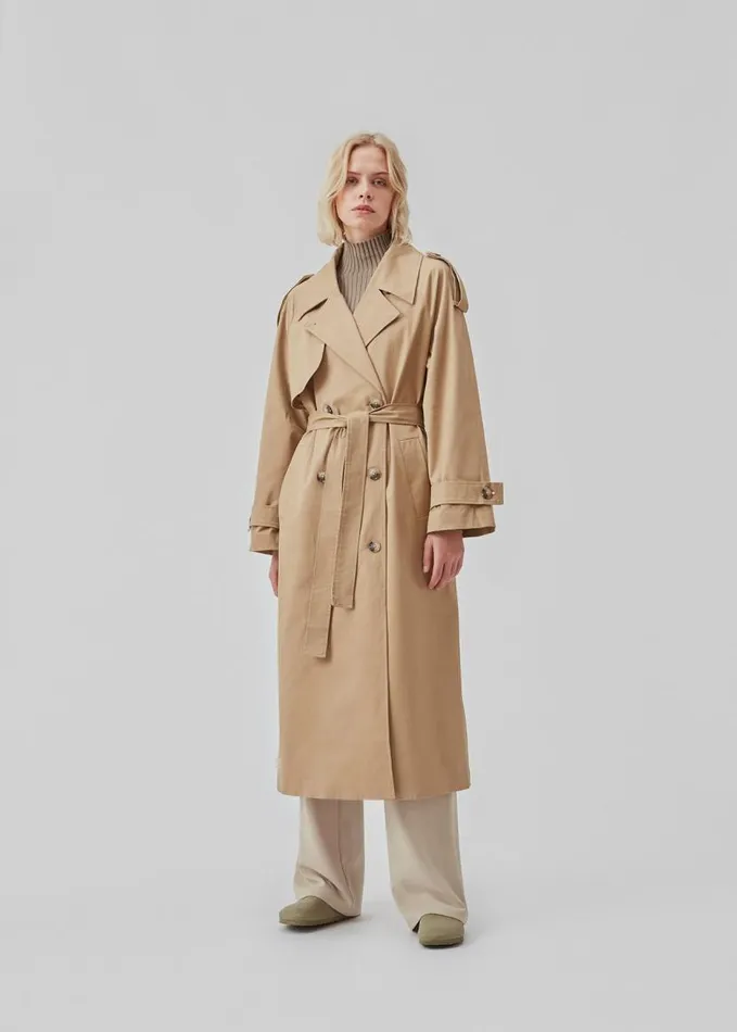 Women Modstrm Coats and Jackets BrodaMD Solid Coat Incense Women Modstrm Coats and Jackets BrodaMD Solid Coat Incense