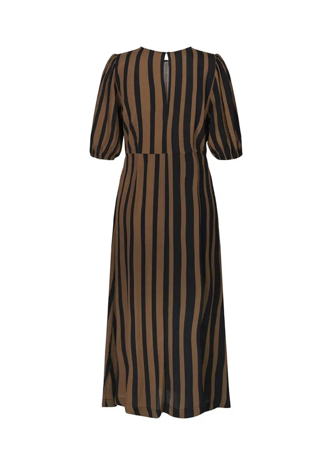 Women Modstrm Dresses AliciaMD Print Dress Bold Sienna Stripe Women Modstrm Dresses AliciaMD Print Dress Bold Sienna Stripe