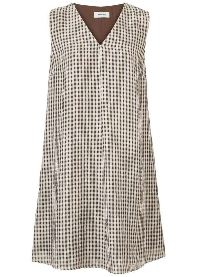 Women Modstrm Dresses Tine Dress Camel Check