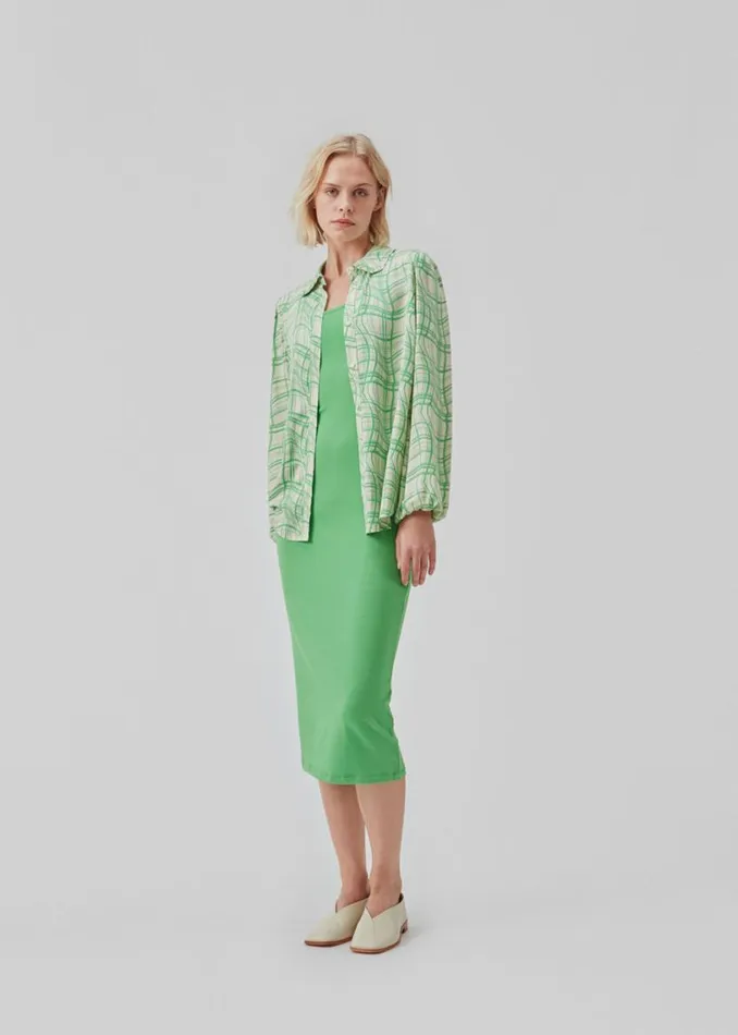 Women Modstrm Shirts CarsenMD Print Shirt Distorted Check Women Modstrm Shirts CarsenMD Print Shirt Distorted Check