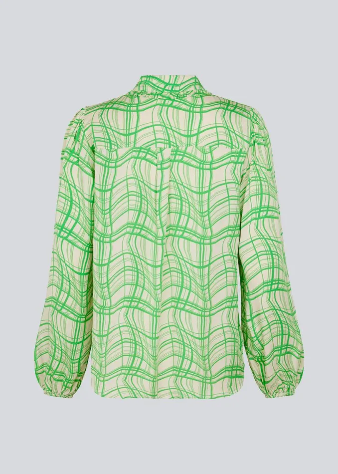 Women Modstrm Shirts CarsenMD Print Shirt Distorted Check Women Modstrm Shirts CarsenMD Print Shirt Distorted Check
