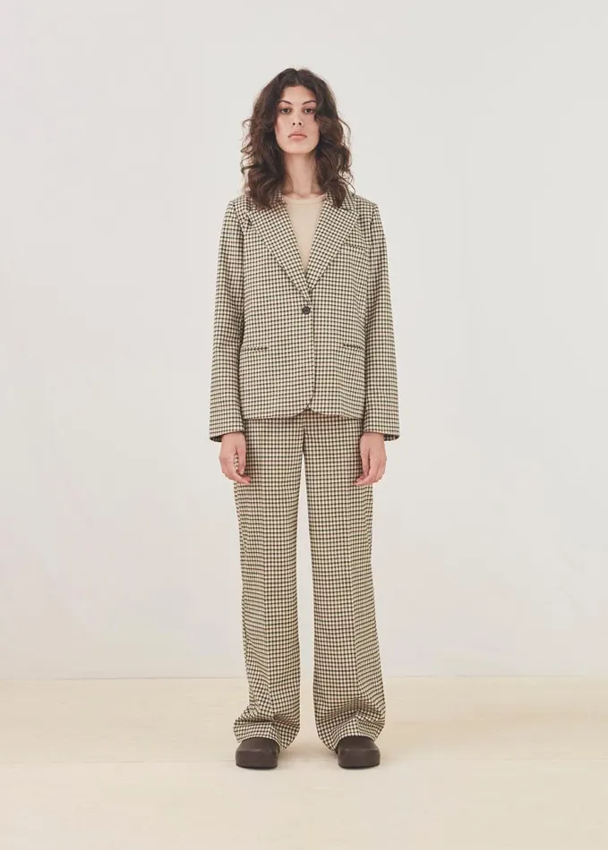 Women Modstrm Suits OsvaldMD Blazer Forest Check