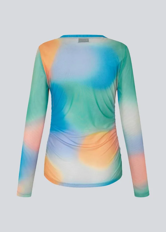 Women Modstrm Tops DinneMD Print Top Rainbow Blur Women Modstrm Tops DinneMD Print Top Rainbow Blur