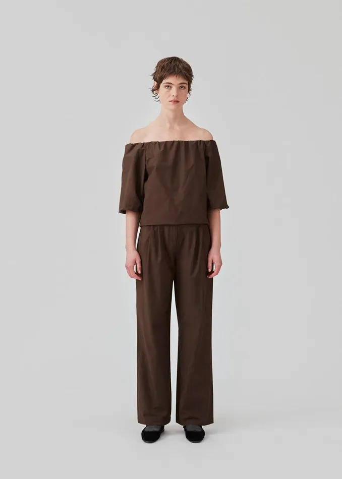 Women Modstrm Tops FernandoMD Top Dark Coffee Women Modstrm Tops FernandoMD Top Dark Coffee