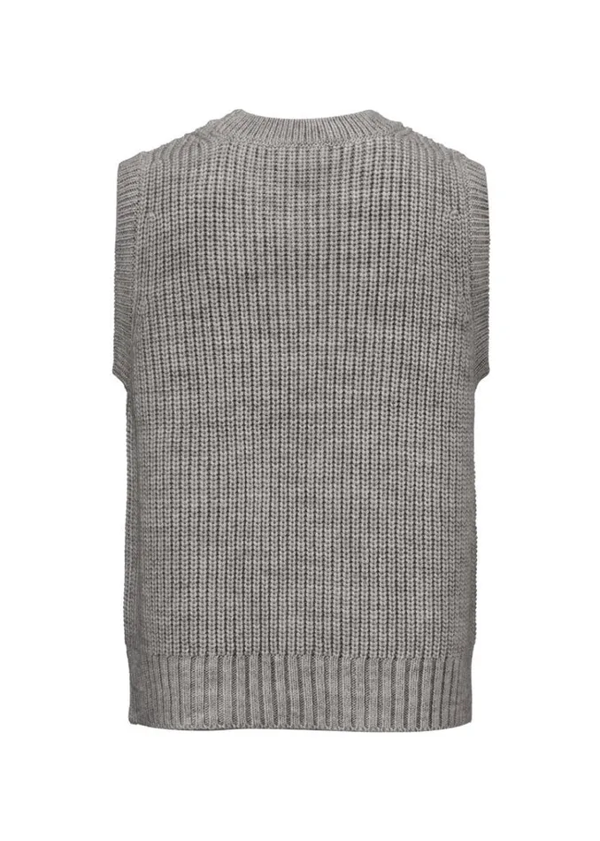 Women Modstrm Vests Timme Vest Light Grey Melange Women Modstrm Vests Timme Vest Light Grey Melange