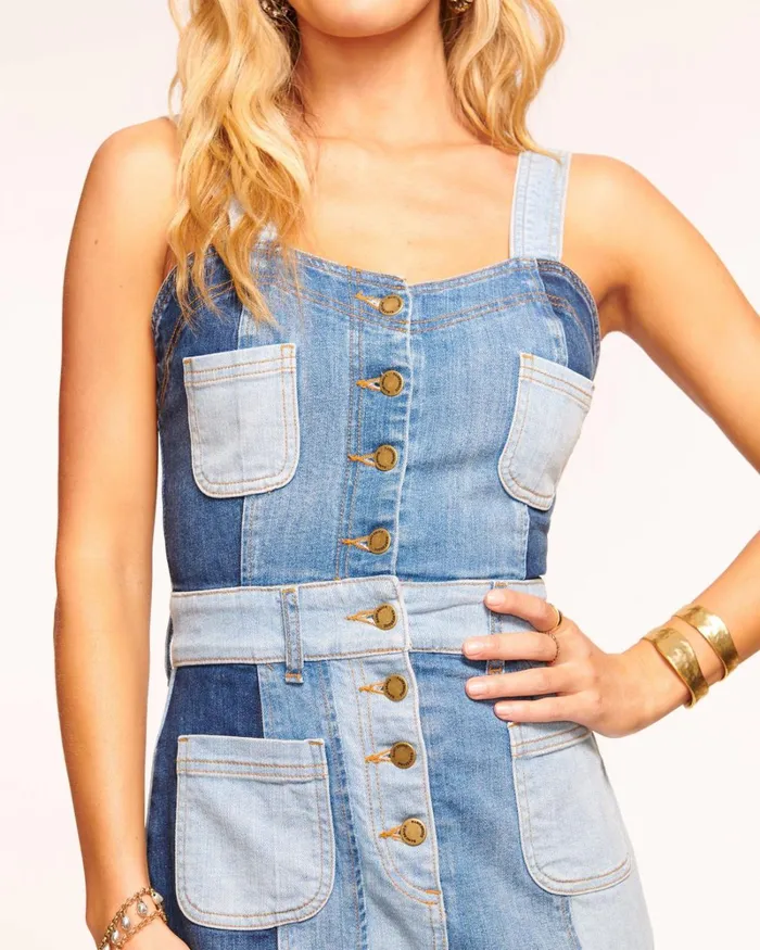 Women Monica Denim Midi Dress White Ramy Brook Dresses Women Monica Denim Midi Dress White Ramy Brook Dresses
