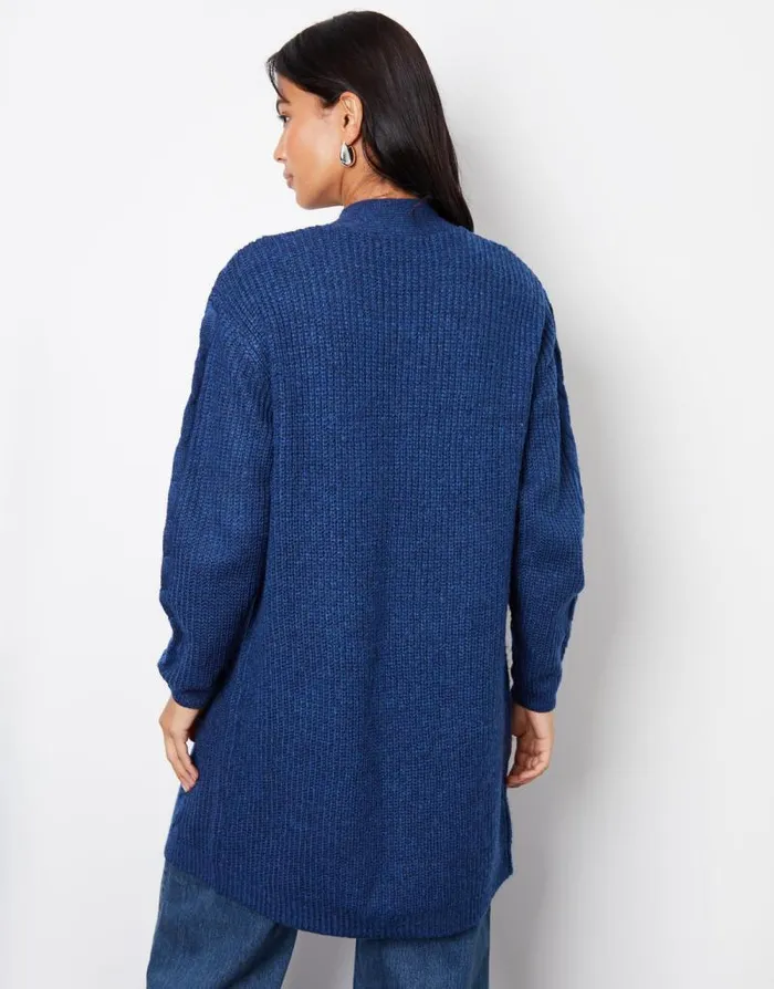 Women Navy Cable Knit Cardigan Threadbare Cardigans Women Navy Cable Knit Cardigan Threadbare Cardigans