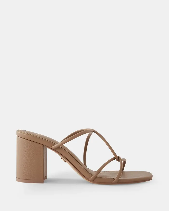 Women NIA CAMEL Mules NOVO Shoes