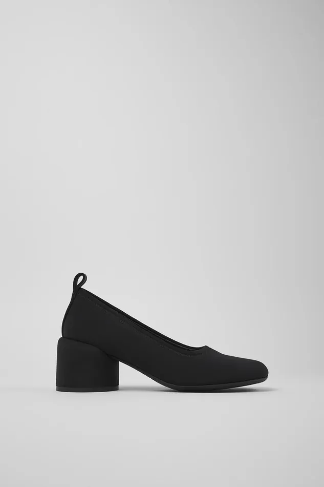 Women Niki Black Textile Ballerina Camper Formal Shoes Women Niki Black Textile Ballerina Camper Formal Shoes