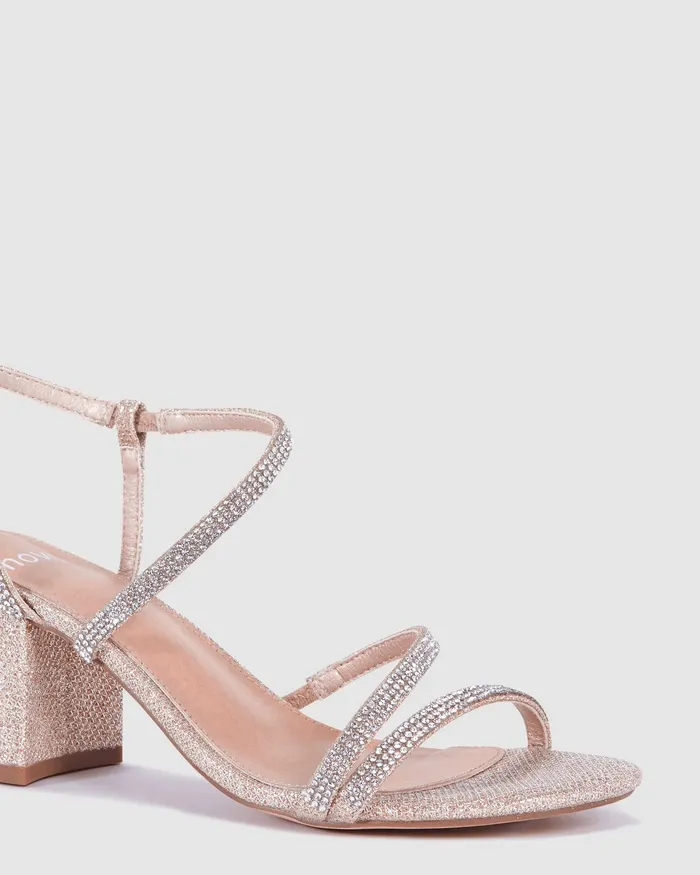 Women NOVO Shoes PRAISE GOLD Party
