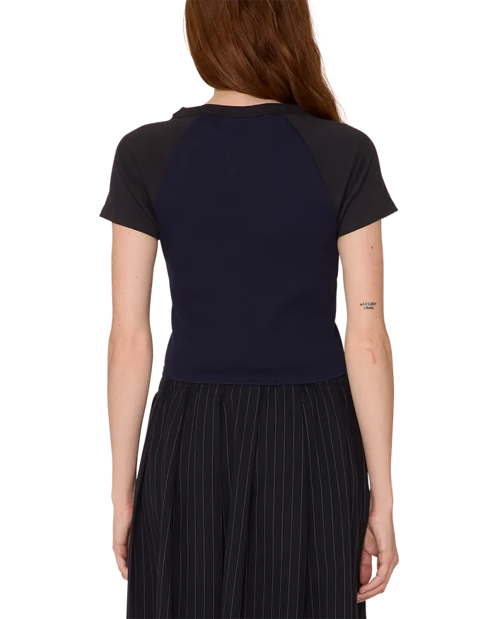 Women OBEY Clothing COSMIC DREAMS STEVIE TSHIRT Black Iris TSHIRTS