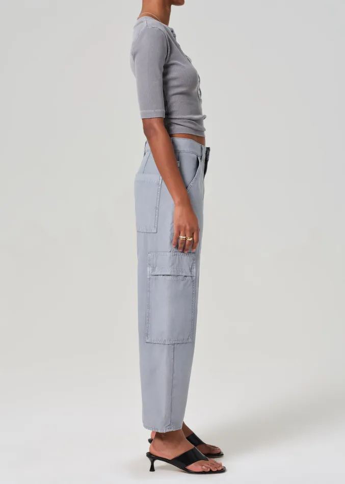 Women Pants Citizens Of Humanity Marcelle Low Slung Easy Cargo In Hematite
