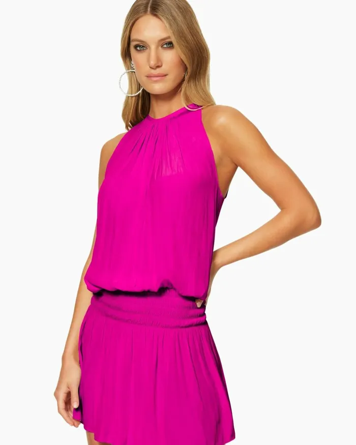 Women Paris Sleeveless Mini Dress Navy Ramy Brook Dresses Women Paris Sleeveless Mini Dress Navy Ramy Brook Dresses
