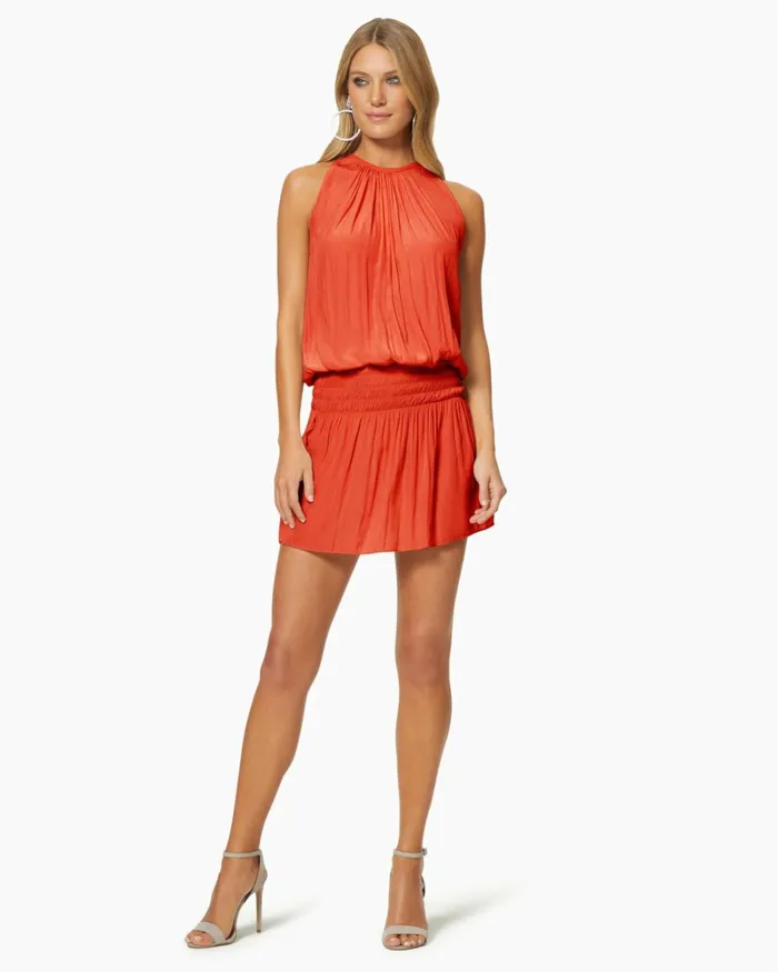 Women Paris Sleeveless Mini Dress Sandstone Ramy Brook Dresses Women Paris Sleeveless Mini Dress Sandstone Ramy Brook Dresses