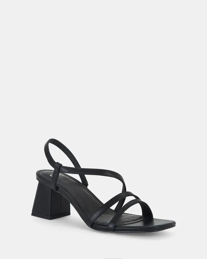 Women Party NOVO Shoes ULAYA BLACK Heeled Sandals