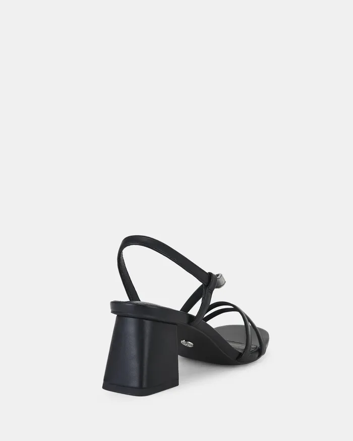 Women Party NOVO Shoes ULAYA BLACK Heeled Sandals